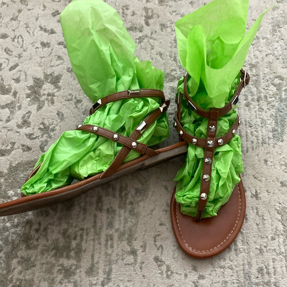 Great Condition Inc International Concepts Studded Sandal sz 8